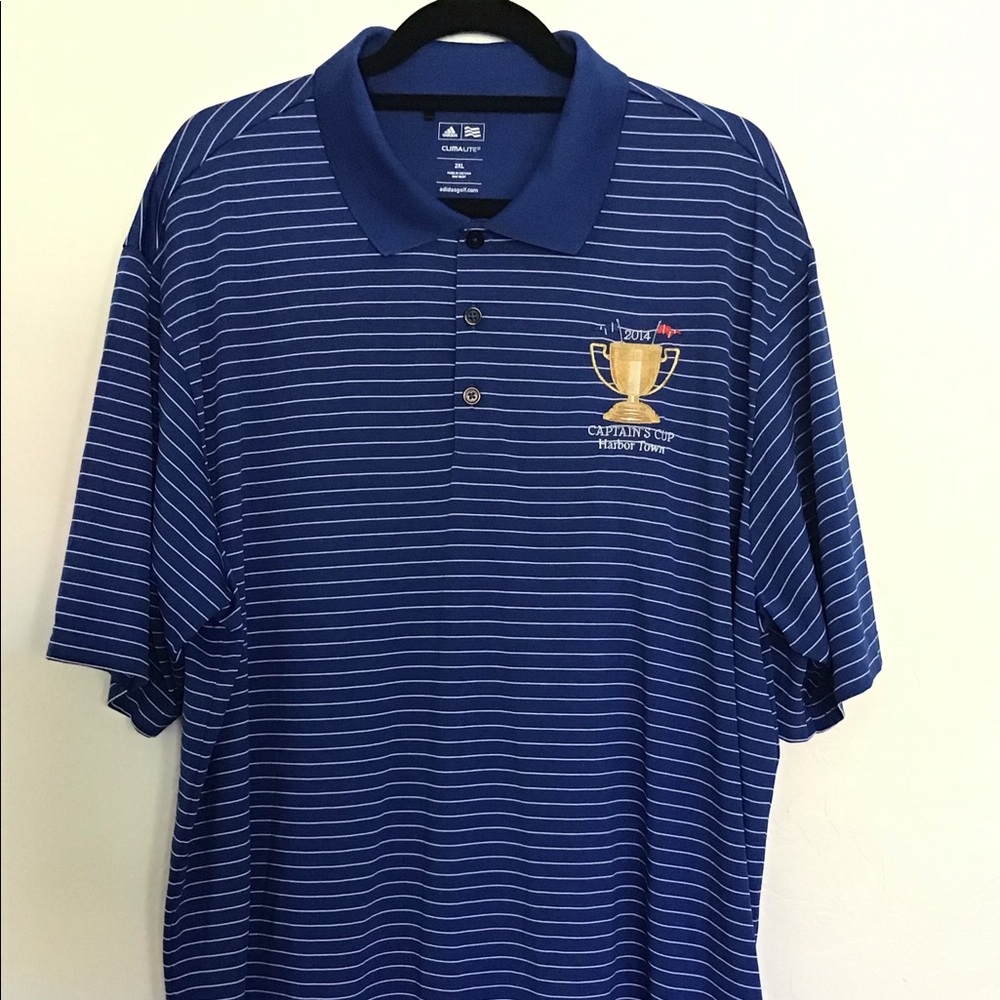 Adidas ClimaLite 2XL 2014 Captains Cup Polo